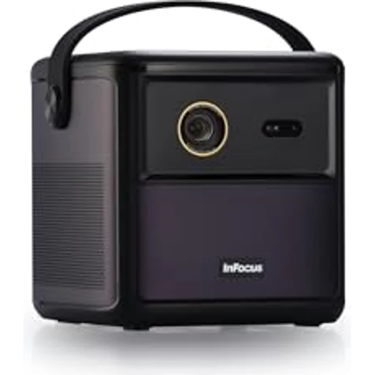InFocus IN3018SL Crusader Master LED-Projektor, 130", Akku, Auto-Bildsensor, Netflix & Disney+, Kurzdistanz, mobil – Bild 1