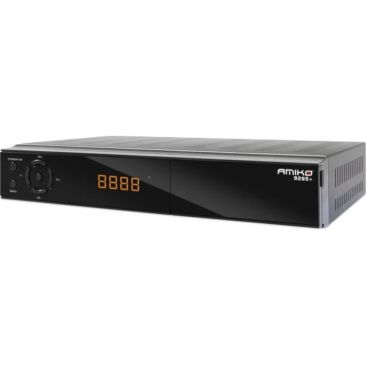 Amiko HD 9265+, 4K Ultra HD Sat-Receiver mit DVB-S2/T2/C, CI-Slot und USB-Anschlüssen