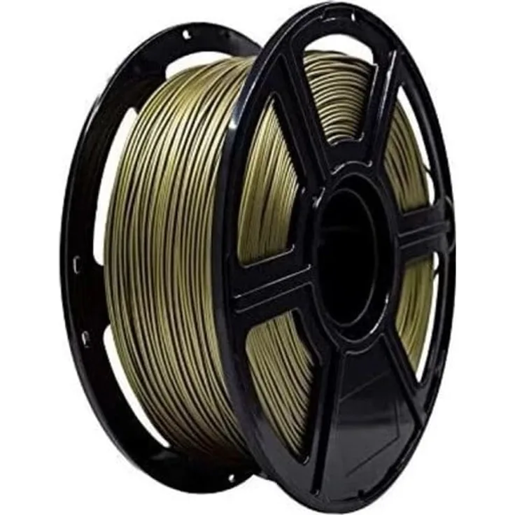 FlashForge PLA Metal Filled 1000g - Bronze - 3D Druck Filament mit niedriger Schmelztemperatur und glatter Oberfläche