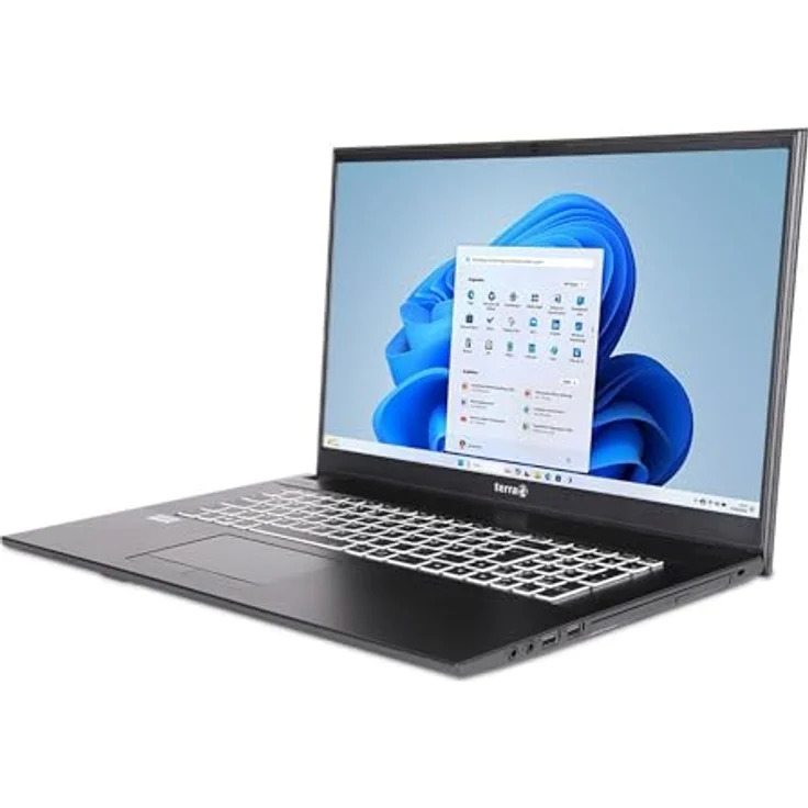 Wortmann TERRA MOBILE 1716R, Notebook mit Intel Core i5-1334U, 17,3" Full HD, 16 GB RAM, 500 GB SSD, Grau – Bild 3