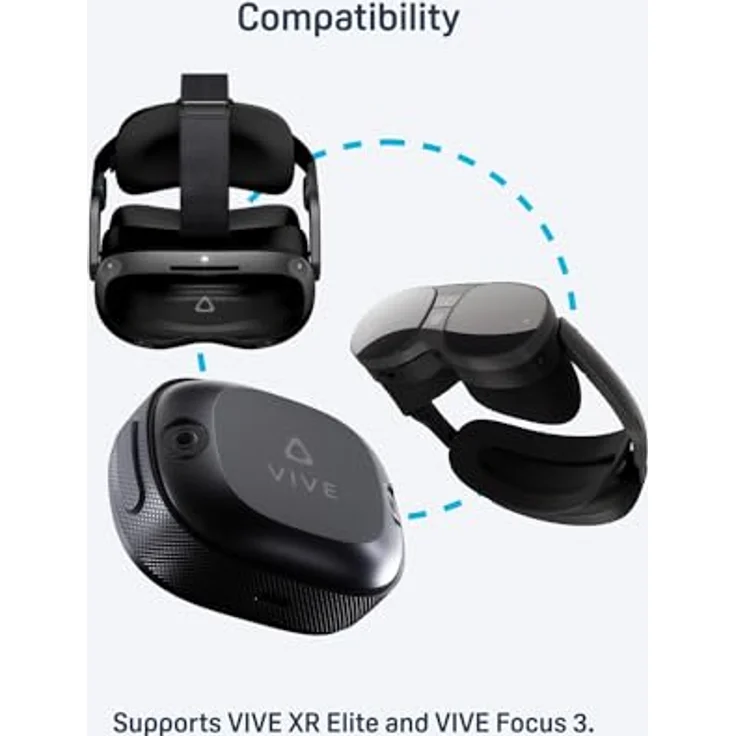 HTC VIVE Ultimate Tracker 3+1 Kit, VR Objekt-Tracker mit LED-Beleuchtung in Schwarz, kompatibel mit HTC Geräten – Bild 5