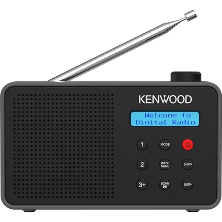 Kenwood CR-M25DAB-B, Tragbares DAB+ Radio mit Bluetooth, Automatic Safety Alert, Li-Ion Akku, USB-C Ladeanschluss, Schwarz – Bild 2