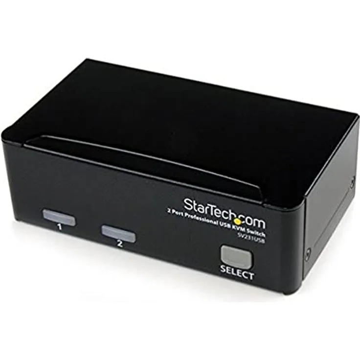 StarTech.com 2 Port VGA USB KVM Switch - VGA KVM Umschalter inkl. Kabel