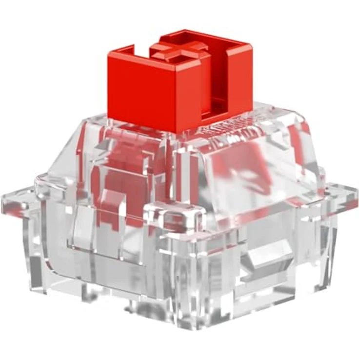 Glorious Fox HE Standard Switches, Hall-Effekt, linear, MX-Stem, 45g - lubed, 36 Stück - Schwarz – Bild 1