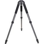 Rollei Rock Solid Alpha XL Mark III, extrem Robustes, professionelles Dreibeinstativ mit hoher Traglast(40KG) und fest integriertem Nevellierkopf, schwarz