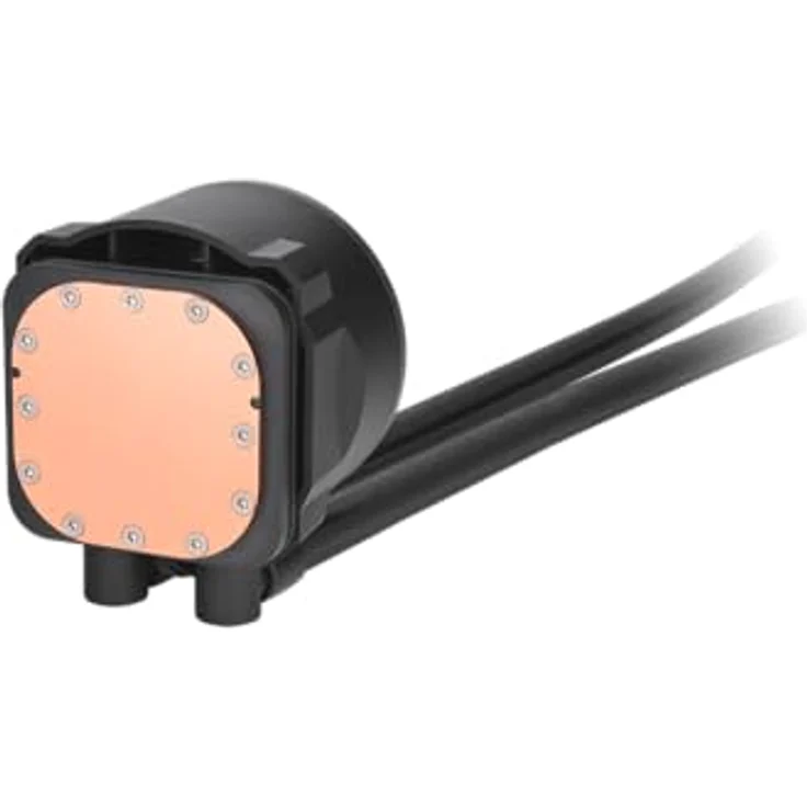 Thermaltake TH240 ARGB Sync AIO Wasserkühlung CL-W361-PL12SW-A, CPU Kühler mit 2 CT120 ARGB-Lüftern, Schwarz – Bild 4