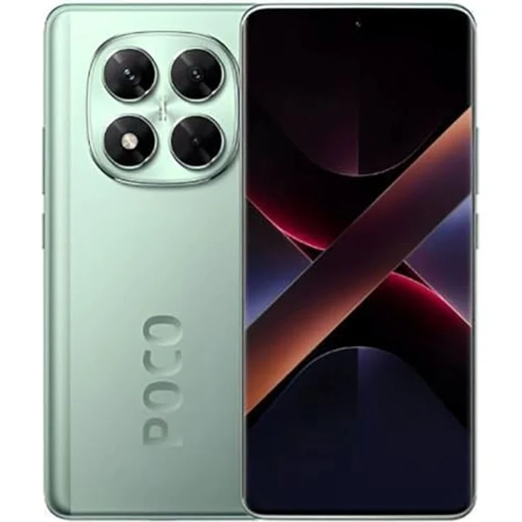 Xiaomi Poco X7 Smartphone 8+256GB,45W Turboaufladung,CrystalRes 1,5K 120Hz AMOLED Curved Display 50MP Hauptkamera mit OIS Staub, IP68,5110mAh großer Akku-Grün – Bild 3