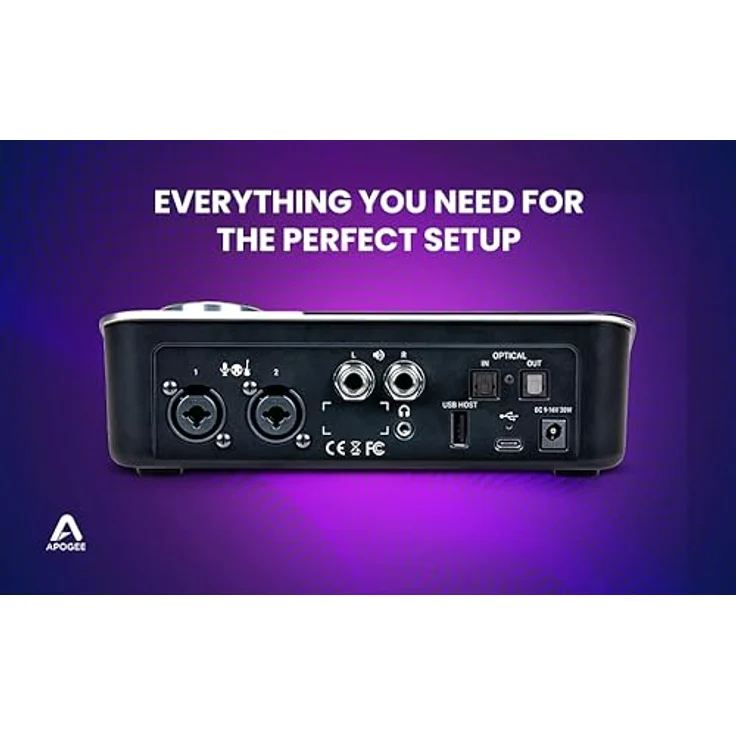 Apogee Symhony Desktop 10 In x 14 Out Desktop Audio-Interface (Symphony-Serie Wandlern und DSP-Effekten, professionelle Audioaufnahmen, Dynamic Touch Screen Display) – Bild 5