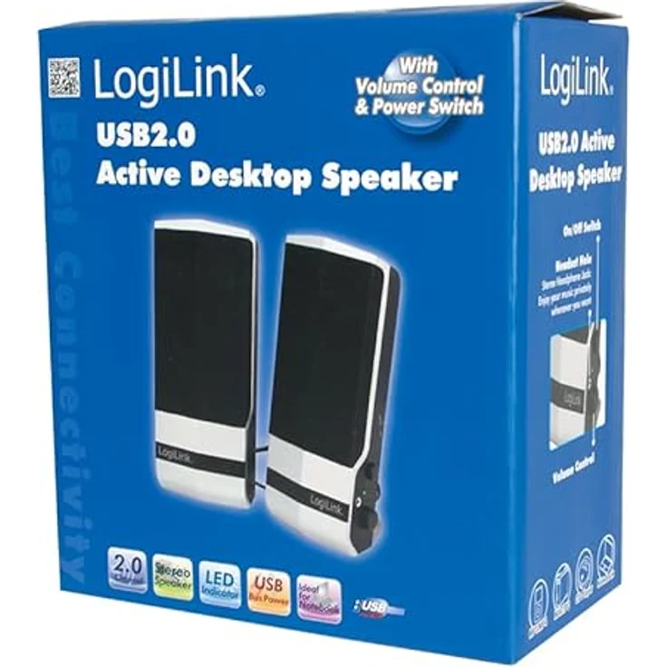 Logilink SP0026 2.0 Aktivlautsprecher – Bild 6
