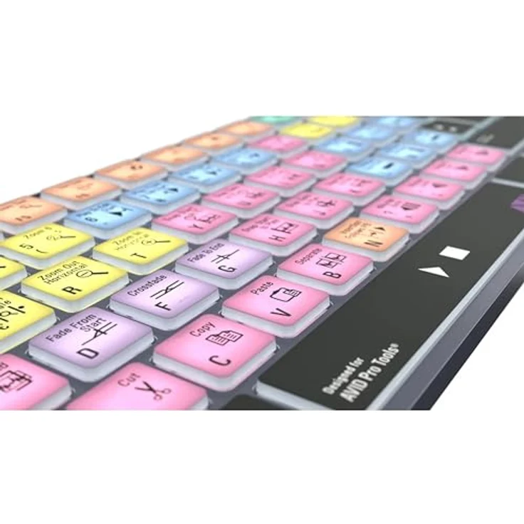 LogicKeyboard Avid Pro Tools Titan FR Win, Tastatur für Pro Audio mit sorgfältiger Verarbeitung und ausgewählten Materialien – Bild 3