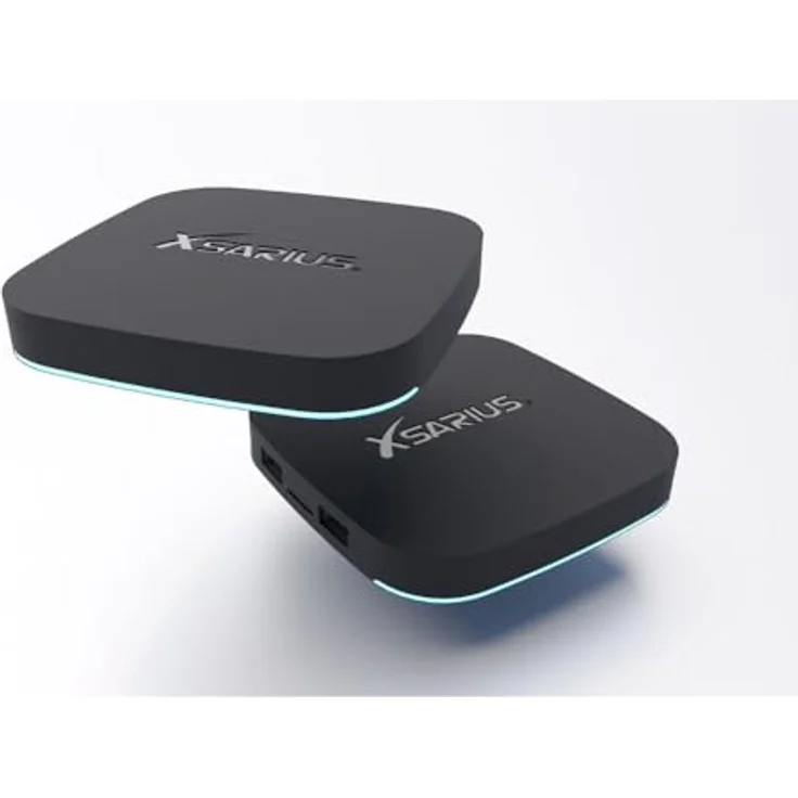 Xsarius Avant 3+ Ultra Black 4K Android 11 TV Box, Gigabit LAN, Bluetooth 5.2, WLAN WiFi 6, 2in1 Bluetooth Fernbedienung, LIVETV App, H.265, HDR10+, 4GB, 32GB, SD-Karten-Slot + HM-SAT HDMI Kabel – Bild 3
