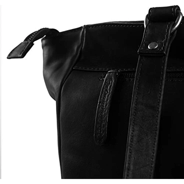 The Chesterfield Brand Handtasche Berlin 0160 (17"), Notebooktasche aus gewachstem Rindleder, Vintage-Look, braun – Bild 6