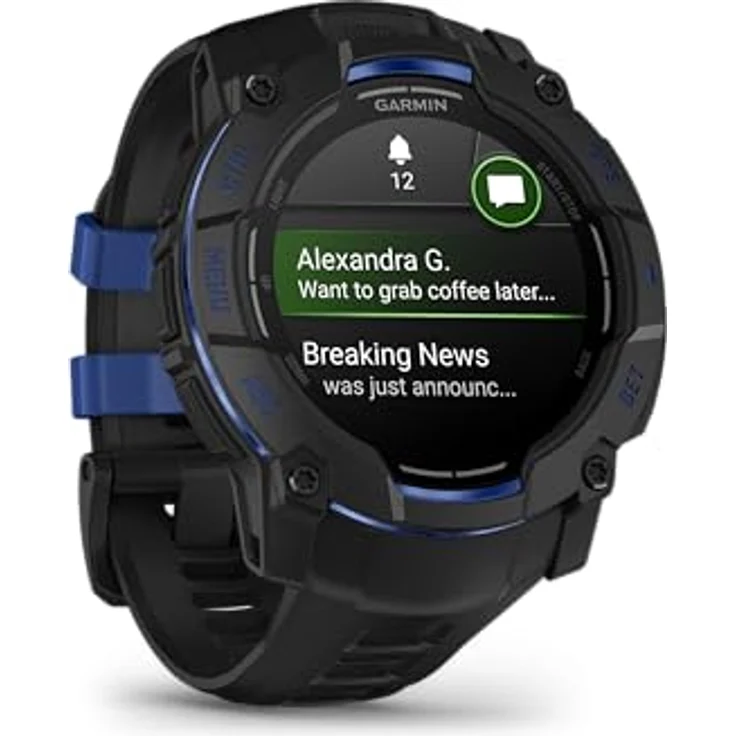 Garmin Instinct 3 AMOLED (50 mm), Multisport-Smartwatch mit robustem Design, 24h-Herzfrequenzmessung und 10 ATM wasserdicht – Bild 3