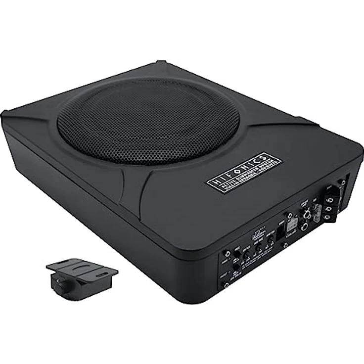 Hifonics VRX1000A, Aktiv-Subwoofer mit 300 W max., 10 Zoll, Bass-Boost bis 12dB, Lowpass 50-150 Hz, Auto Turn-On – Bild 1