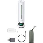 Insta360 Wave Polarweiß, KI-Freisprecheinrichtung mit 8 Noise-Cancelling-Mikros, Bluetooth, 32 GB Speicher, KI-Transkription in 99 Sprachen für Meetings und Podcasts