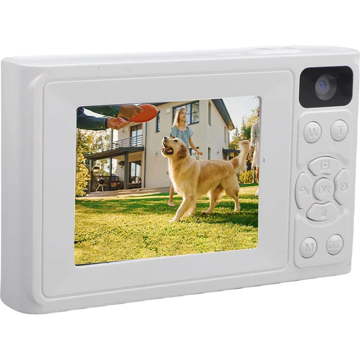 KKmoon Tragbare Kamera, 48 MP mit zwei Objektiven, Autofokus und 8-fachem Digitalzoom, Retro-Design, 2,4-Zoll-HD-Bildschirm