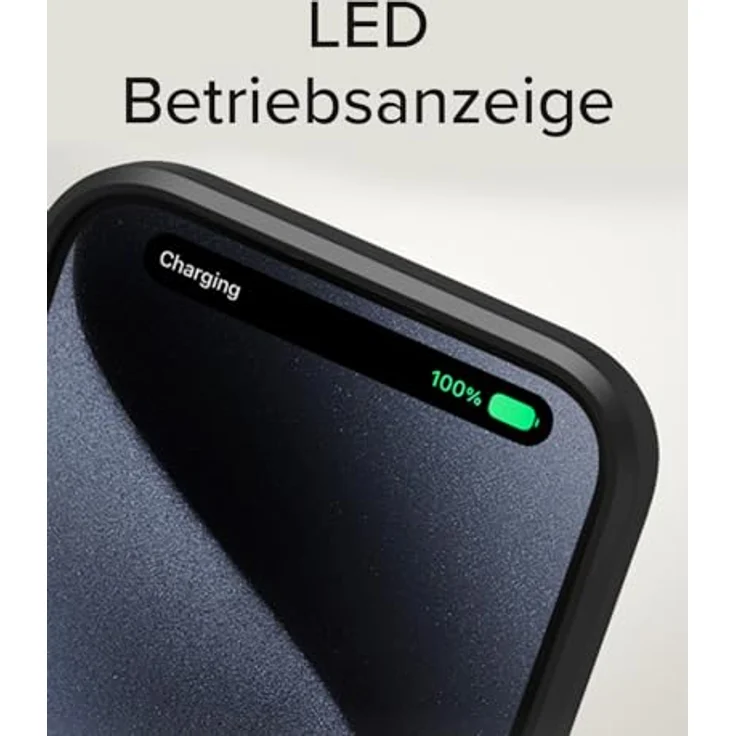 mophie Juice Pack TPU Back Cover Schwarz für Apple iPhone 16 Pro Max, Smartphone Hülle mit zusätzlichem Akku und Fallschutz, Schwarz – Bild 10