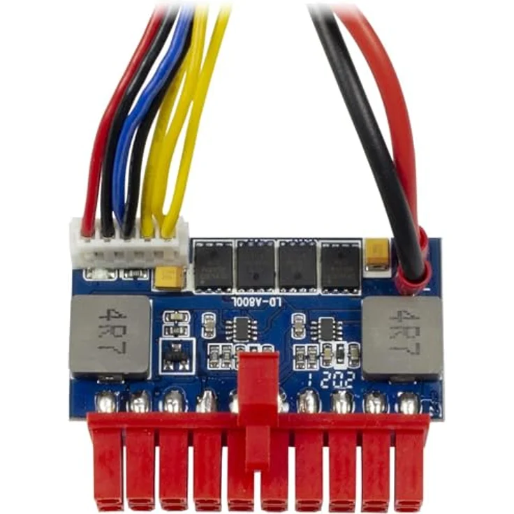Inter-Tech Adapter MINI-ITX PSU 120W REV. 2, kleines Netzteil ohne Netzteil, Überspannungsschutz, Abmessungen 4,7 x 3,5 x 1,8 cm – Bild 2