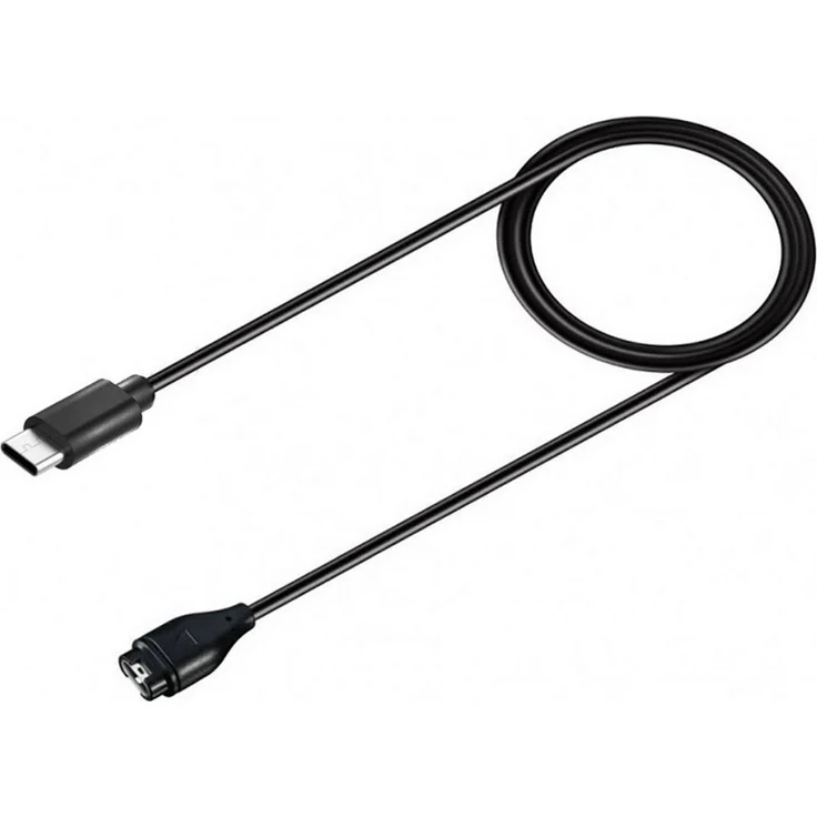 Hurtel Magnetisches USB-C-Ladegerät für Garmin Smartwatches, Lade- und Datenübertragungsfunktion, schwarz