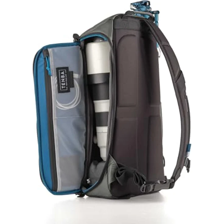 Tenba Solstice V2 16l SlingBag, Kameratasche in Grau mit flexiblem Innenorganisationssystem und abnehmbarer Regenhülle – Bild 9