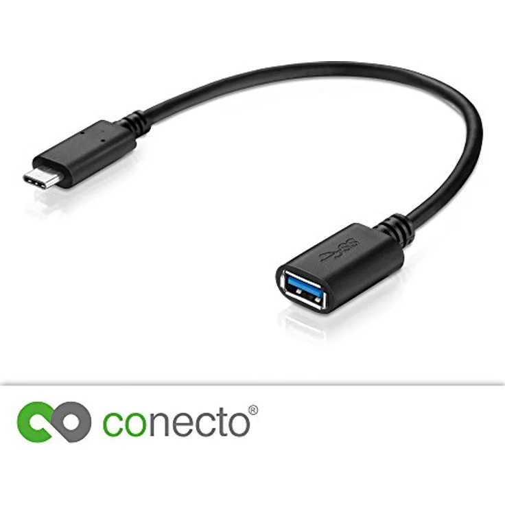 USB-OTG Adapter-Kabel USB-Stecker Typ C USB 3.0-Buchse Typ A für Speicher-Stick und andere Geräte – Bild 5