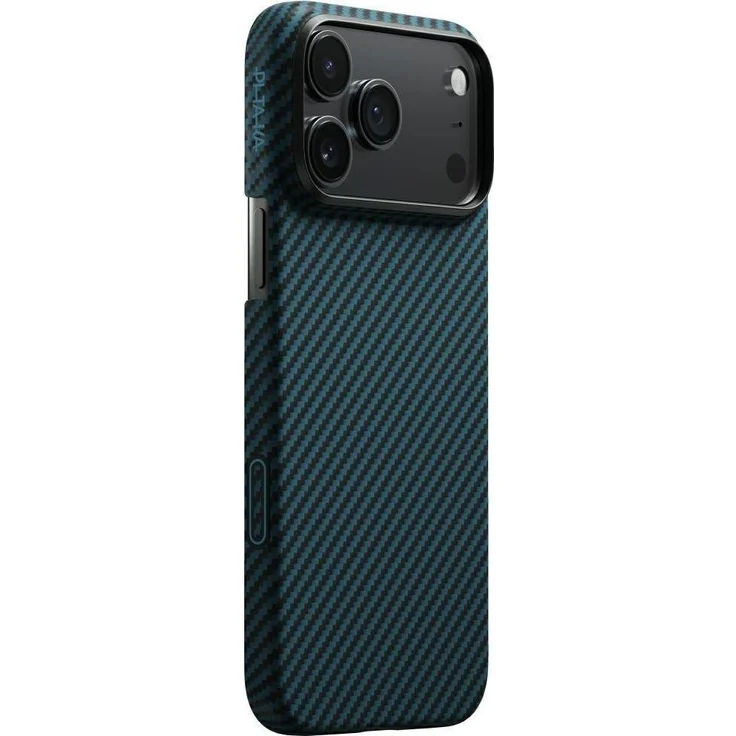 Pitaka Ultra-Slim Hülle für Apple iPhone 17 Pro, ultradünn und leicht, MagSafe-kompatibel, Blau
