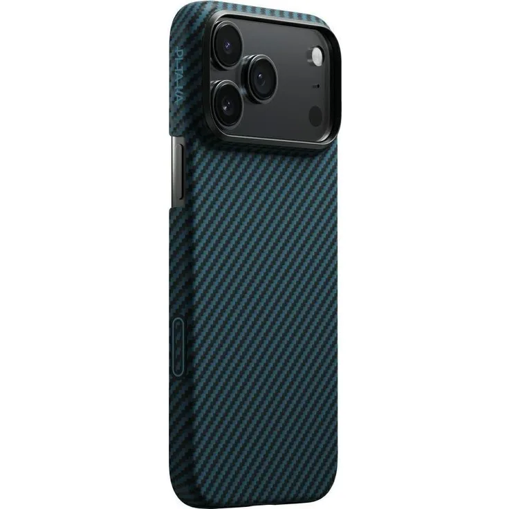 Pitaka Ultra-Slim Hülle für Apple iPhone 17 Pro, ultradünn und leicht, MagSafe-kompatibel, Blau