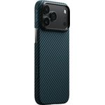 Pitaka Ultra-Slim Hülle für Apple iPhone 17 Pro, ultradünn und leicht, MagSafe-kompatibel, Blau