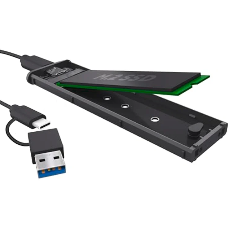 Trust USB-C-Gehäuse für M.2 SSD, ideal zur Festplattenaufbewahrung – Bild 10