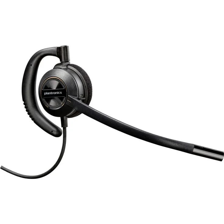 HP Poly EncorePro 530, On Ear Headset in Schwarz für Callcenter mit Teams-Kompatibilität