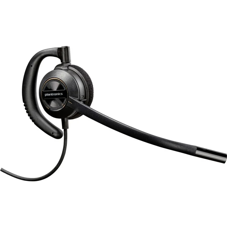 HP Poly EncorePro 530, On Ear Headset in Schwarz für Callcenter mit Teams-Kompatibilität