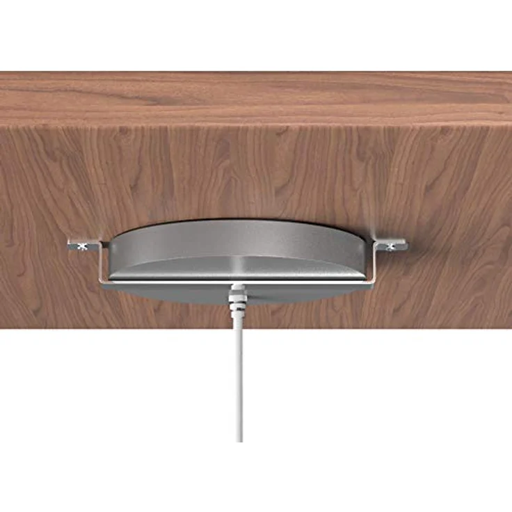 kalb QI Unterbau- und Einbau-Ladegerät, grau, Wireless Induktions-Ladegerät mit Ladedistanz 3-18 mm, platzsparend und spritzwassergeschützt – Bild 1