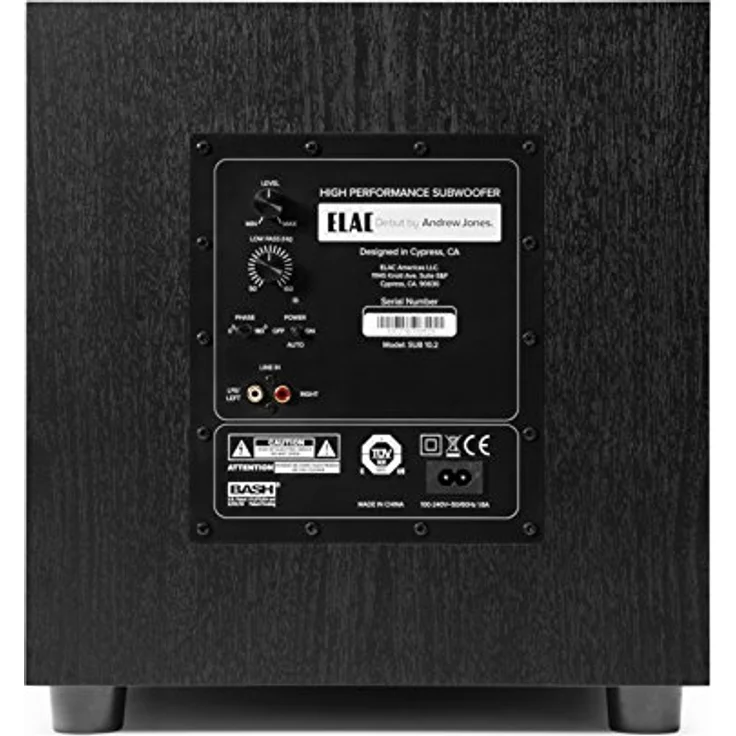 ELAC Debut S10.2 Subwoofer Schwarz dekor Subwoofer schwarz – Bild 4
