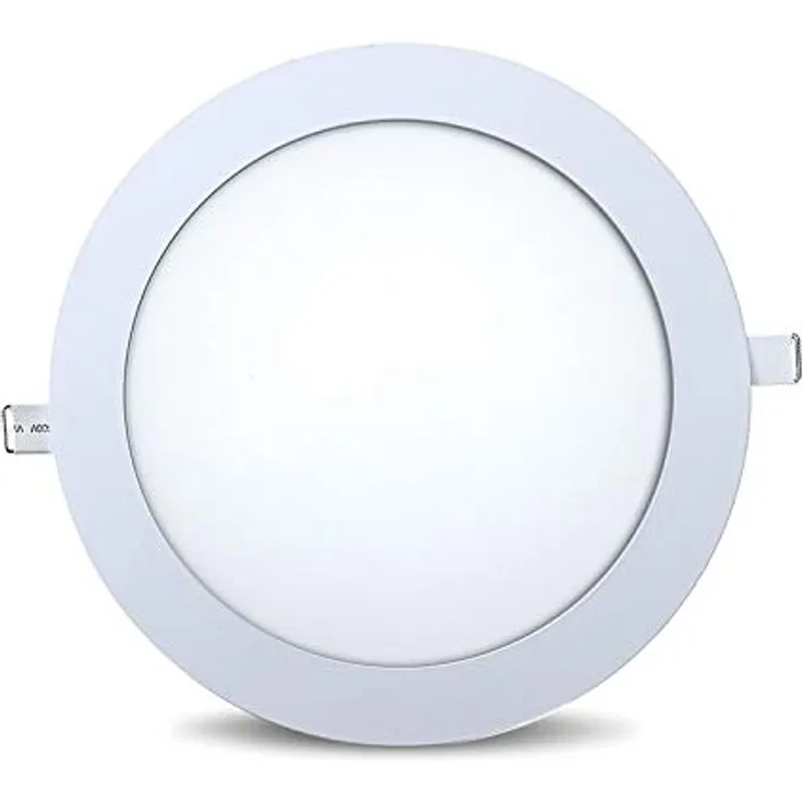 ENERGMiX 18 Watt LED Panel Ultra Slim Einbauleuchte Deckenleuchte Deckenlampe Rund Ø 225mm Warmweiß - Energieeinsparung bis zu 80%