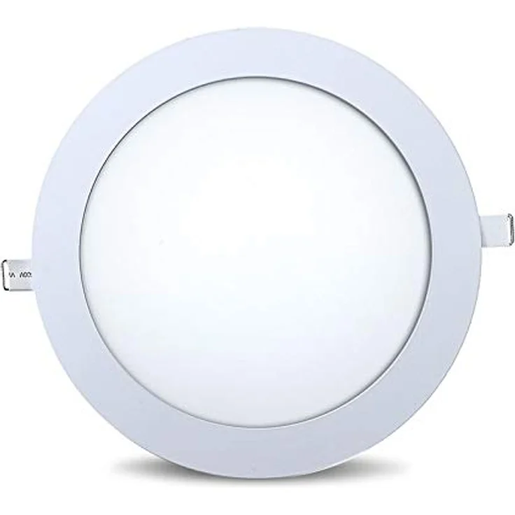 ENERGMiX 18 Watt LED Panel Ultra Slim Einbauleuchte Deckenleuchte Deckenlampe Rund Ø 225mm Warmweiß - Energieeinsparung bis zu 80% – Bild 1