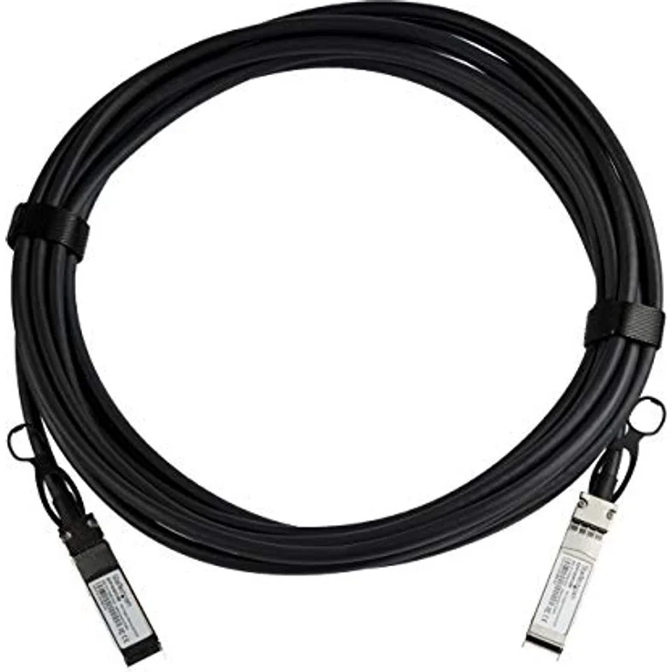 StarTech SFP10GPC5M 5M DAC Kabel, 10G SFP+ Kupfer-Transceiver, passive Ausführung, Schwarz – Bild 2