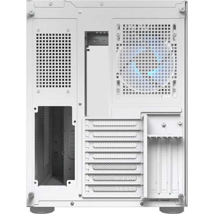 COUGAR Gaming FV150RGBWHITE PC-Gehäuse Weiß, Midi Tower mit ARGB-Beleuchtung für Mini-ITX, Micro-ATX, ATX, inkl. 4 vorinstallierten Lüftern und optimiertem Kabelmanagement – Bild 10
