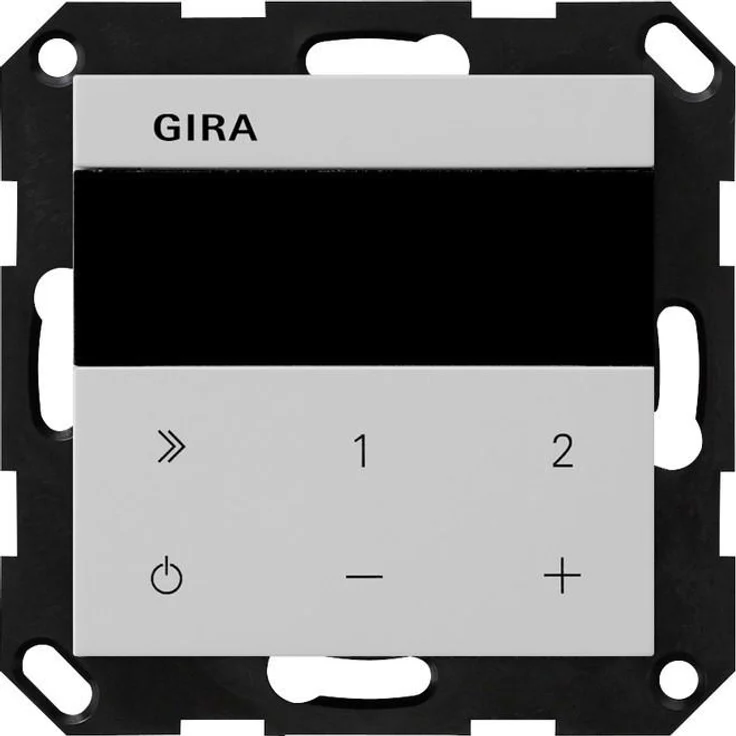 Gira 2320015 UP-Radio IP System 55, Unterputz-Radio mit Bluetooth und WLAN, grau