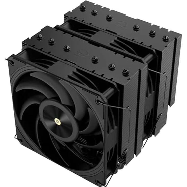 Hiditec C20 Pro, CPU-Lüfter mit 120 mm, FDB-Lager und Twin-Tower-Kühlkörper, Schwarz – Bild 5