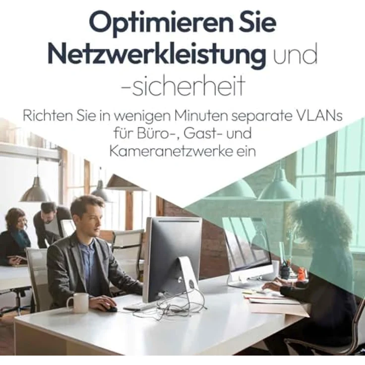 Netgear S350 48-PORT 1G PoE+ Smart Switch, Netzwerk Switch mit 48 Ports, 1 Gbit/s Geschwindigkeit, PoE+ Unterstützung und 4 SFP-Ports – Bild 9