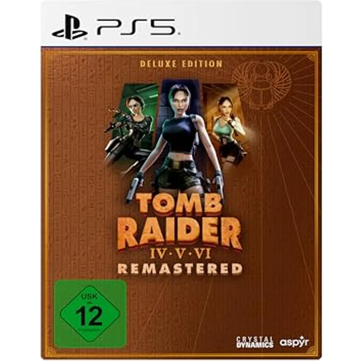 Aspyr Tomb Raider 4-6 Remastered - Deluxe Edition, PS5-Spiel mit exklusiven Inhalten und klassischen Abenteuern – Bild 1