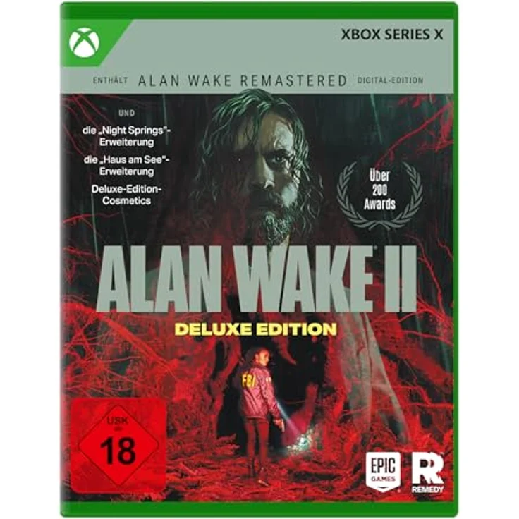 Epic Games Alan Wake 2 Deluxe Edition - Xbox, Psycho-Horrorgeschichte mit zwei spielbaren Charakteren und übernatürlichen Gefahren – Bild 1