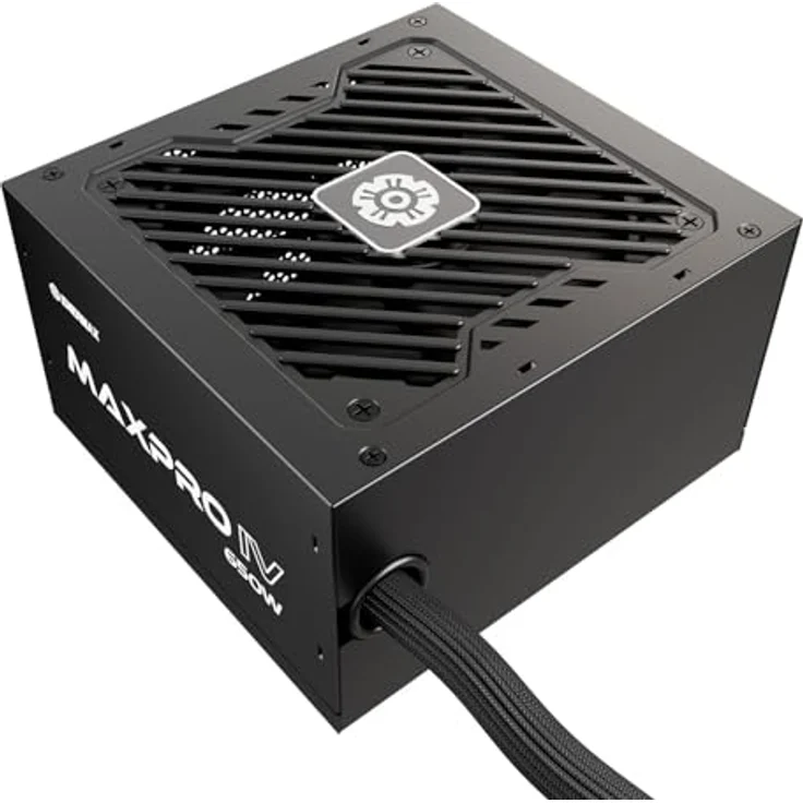 ENERMAX MAXPRO IV 650 Watt|Nicht-modulares ATX Gaming PC Netzteil|Mesh-Sleeve Kabel|80 Plus|120mm Lüfter|EMP650W – Bild 1