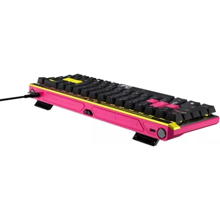 Asus ROG Falchion Ace HFX, kompakte Gaming-Tastatur im 65%-Format mit PBT-Tasten, RGB-Beleuchtung und abnehmbarem USB-C-Kabel, US Layout – Bild 4