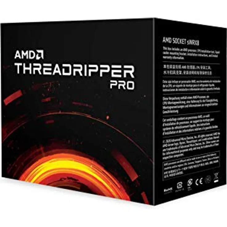 AMD Ryzen Threadripper PRO 3955WX (16C/32T, 72 MB Cache, bis zu 4,3 GHz Max Boost)