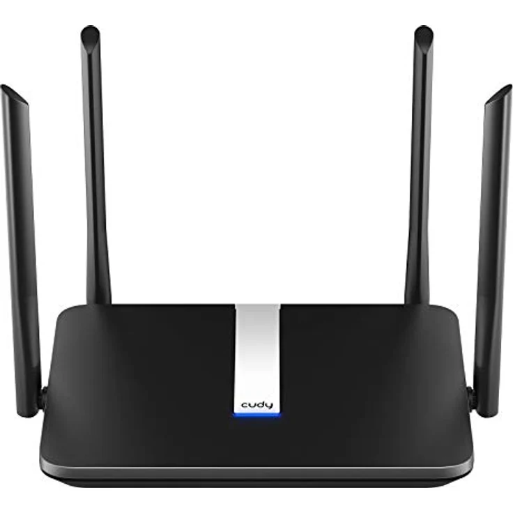 Cudy AX1800 WiFi 6 Mesh Router – Router 802.11ax, 1800 Mbps Dual Band, 4 Gigabit LAN Ports, OFDMA, Beamforming, MU-MIMO, WPA3, VPN, X6 – Bild 1
