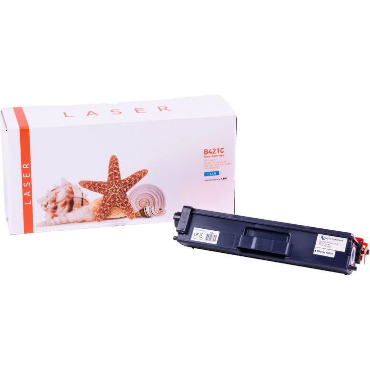 Supplies Germany Tonerkartusche TN-421C, Cyan Toner-Kit mit 1800 Seiten Druckleistung, kompatibel mit Brother-Modellen