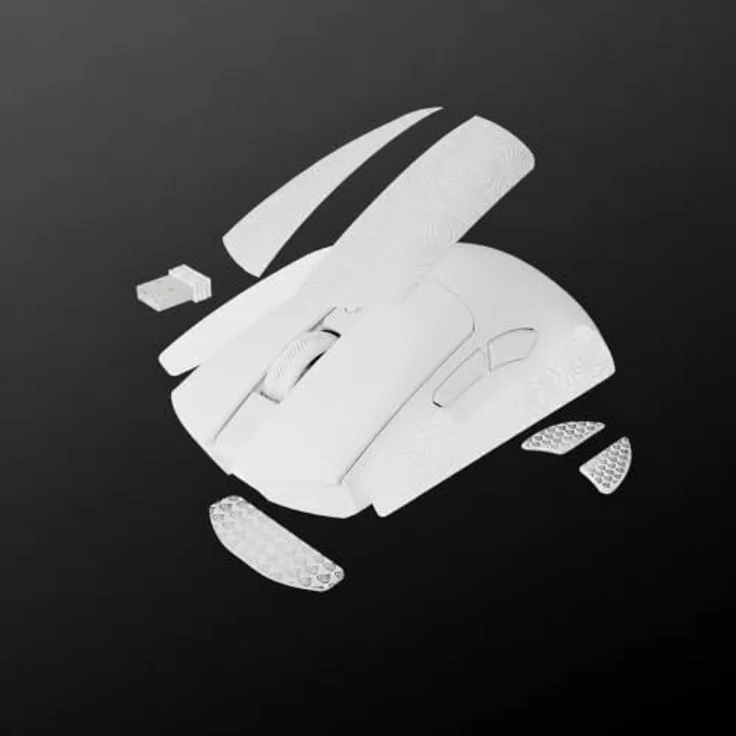 Natec GENESIS Zircon 880, optische Wireless Maus mit 12000 DPI, 6 Tasten, USB Type-C, Weiß – Bild 8