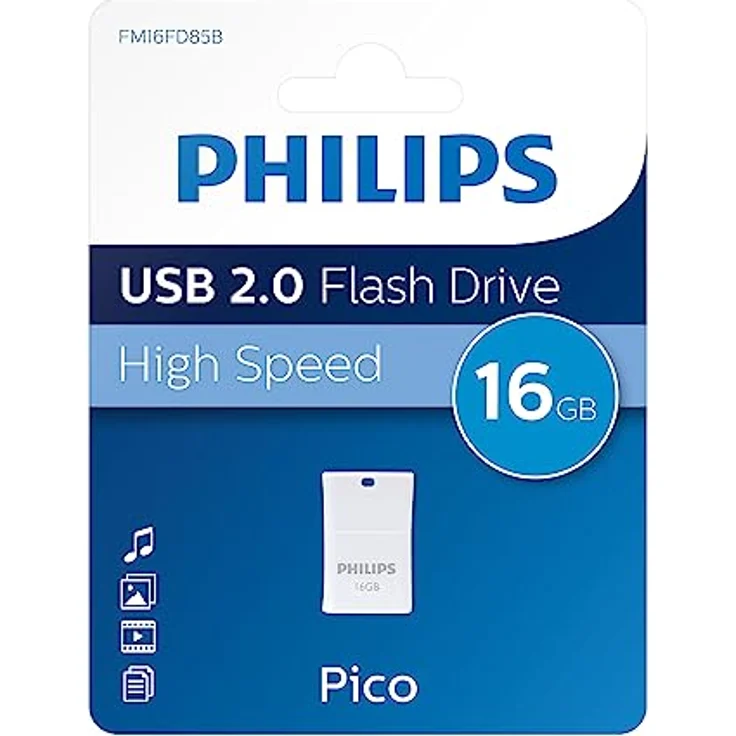 Philips Pico 2.0 Mini USB Stick 16GB Kompakter Speicherstick 16 GB Ideal für Benutzung im Auto – Bild 3