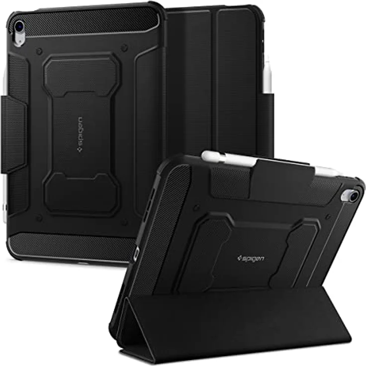Spigen Rugged Armor Pro Hülle Case kompatibel mit iPad 10. Generation 2022 10,9 Zoll -Schwarz – Bild 1